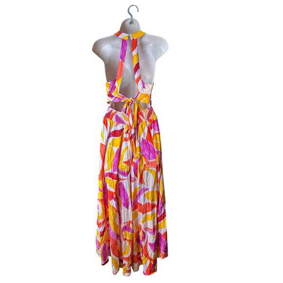 Anthro Abel th Label Rumi Summer  Maxi Dress Sz M - Picture 3 of 7